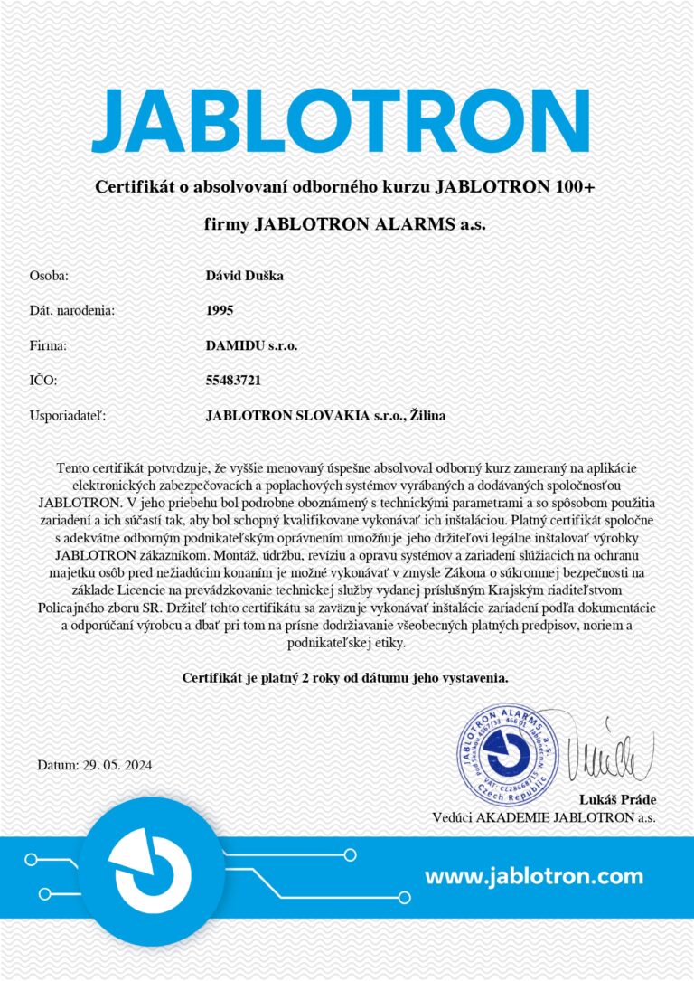 CE-Jablotron 100+